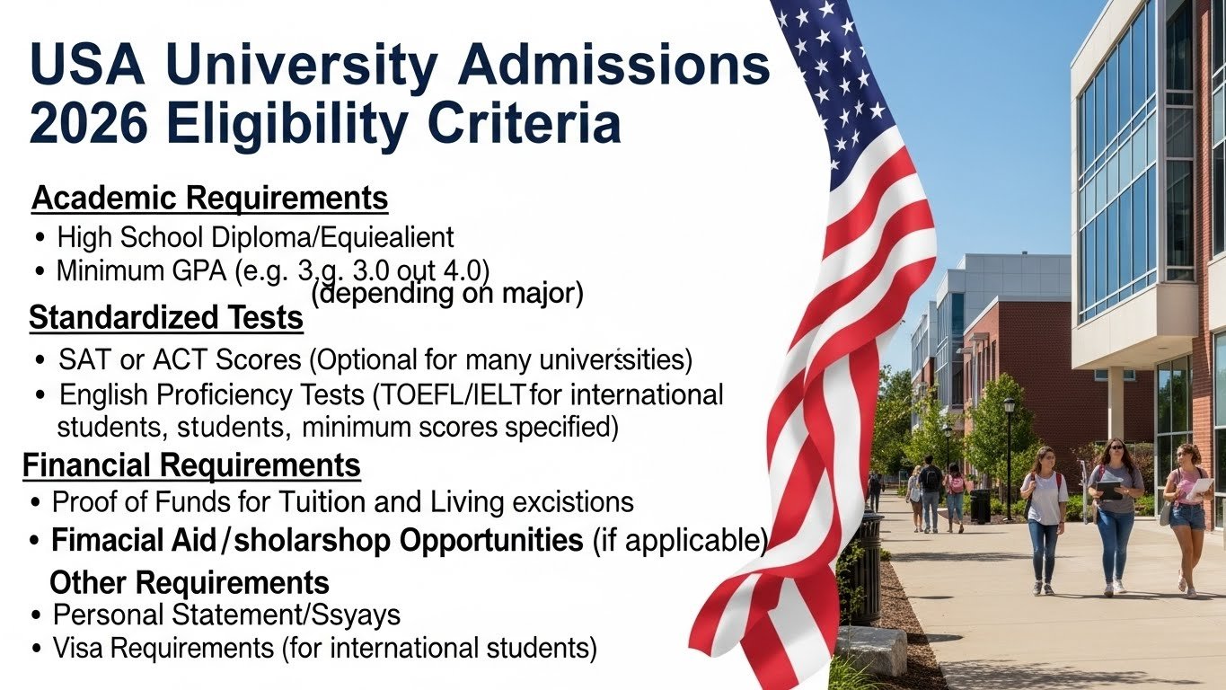 Eligibility Criteria to Get Admission in USA 2026